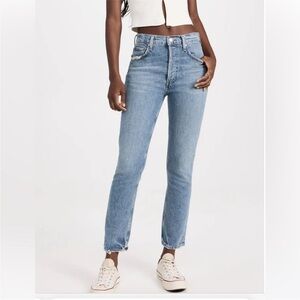 AGolde Riley Long jeans size 28 color Quiver